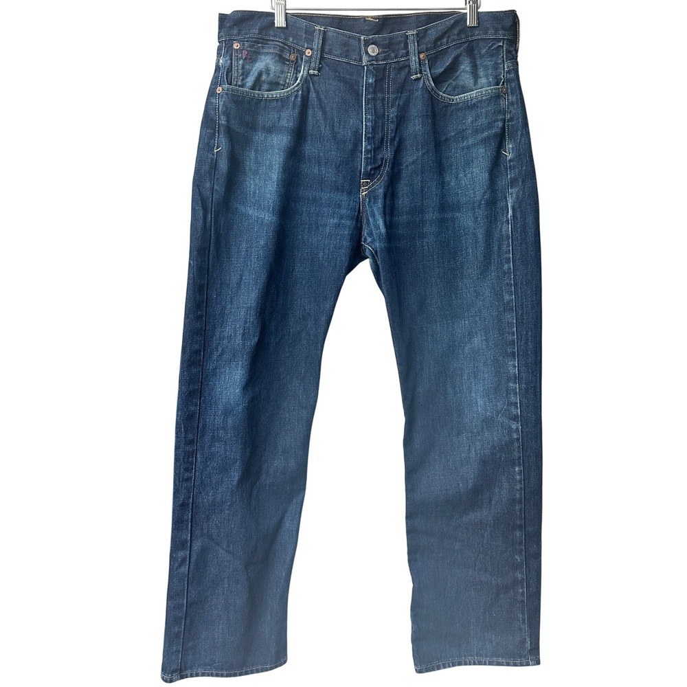 Polo Ralph Lauren Denim Jeans Mens 34x30 Vintage 67 100% Cotton Riverside Wash